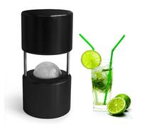 Ice Ball Press Kit, Aviation Aluminum Ice Press, Round Ice Ball Maker 30mm Ice Sphere, for Whiskey, Cocktail, Bourbon, Scot on Party & Holiday