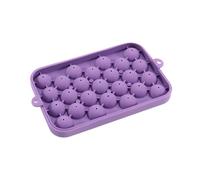 Ice Ball Tray | 25-Cavity Removable Lid Included,Silicone Ice Tray Removable Lid,for Beverage Making Bourbon Cocktails Chilling RV Camping Trip Home Picnics