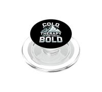 Ice Bath and Cold Shower Wellness Cold Therapy Recovery Tee PopSockets PopGrip for MagSafe