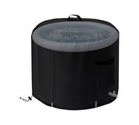 Ice Bath Barrel Cover, Cold Plunge Cover, Waterproof Ice Bath Covers, Waterproof, Weather-Resistant, 35x35x30cm, for Covering and Protecting Cold Plunge Tubs in the Backyard or Garden