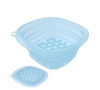 Ice Bath Bowl for Face, Cold Facial Plunge Basin, Foldable Ice Plunge Basin, Foldable Design, Reusable Material, Pink, for Travel, Home, Bathroom, Spa, Hotel Use