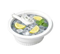Ice Bath Bowl for Face - Portable Foldable Silicone Beauty Tool | Depuffer Ice Trays for Face Dip | for Women Men Bride Home Travel Morning Night Spa