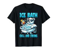 Ice Bath Chill and Strong Cold Plunge Recovery Polar Bear T-Shirt