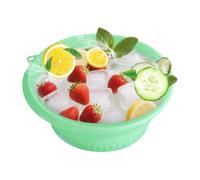 Ice Bath Facial Bowl, Silicone Foldable Cooling Plunge Bowl, Compact Cold Mold, Skin Refreshing Beauty Tool, Lightweight Portable Feature, Skincare Routine Accessory for Daily Spa