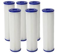 Ice Bath Filters - Pack of 6 | 20 Micron Replacement Filters for Ice Bath Chillers | Easy to Replace, Washable, Durable Design