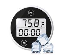 Ice Bath Monitoring Device, Digital Floating Thermometer with Timer, Cold Water Temperature Monitor for Ice Bath Tub, Pool, ABS Floating Thermometer with Timing Features
