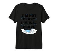 Ice Bath Not Crazy I'm just Brave ice Swimmers Premium T-Shirt