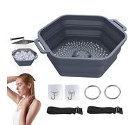 Ice Bath Shower, Ice Shower Accessory, Ice Bath Shower Head Accessory, Quick Cooling Portable Ice Bath Barrel, Silicone Bucket for H Tub