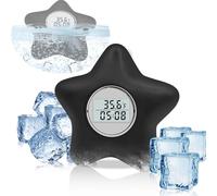 Ice Bath Thermometer, Cold Plunge Thermometer & Timer,Bath Thermometer for Ice Bath, Cold Plunge Tub Thermometer, Floating Thermometer and Waterproof Timer, Water Temperature Thermometer (STAR)