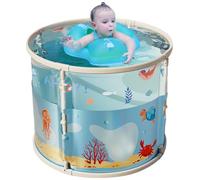 Ice Bath Tub - Collapsible PVC Container Travel Spa | Large Heat Therapy Shower Rod with Easy Storage, Compact Soaking Unit for Hiking Adventures or