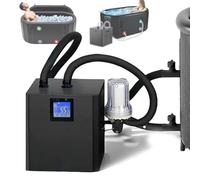Ice Bath Water Chiller with External Filter & Pump, 1/3 HP Cold Plunge System, Insulated Hoses, Remote Control for Athletes Recovery