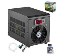 Ice Bath Water Cooler, 180W Aquarium Water Chiller with Pump & Hose, 5-40℃ Constant Temperature Device, Rapid Cooling Electronic, for Hydroponics/Aquatic Life/Fish Tanks
