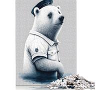 Ice Bear Sailor Puzzles for Adults 1000 Pieces Puzzle for Adults And Teenager Family Game 1000pcs (75x50cm)