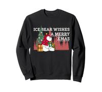 Ice Bear Wishes A Merry Xmas Holiday Cheer Sweatshirt