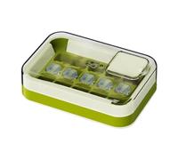 Ice Bin for Freezer,Silicone Reusable Portable Leak Proof Container | Sealed Ice Mold | for Whiskey Water Coffee Cocktail Food Drinks Home Fridge