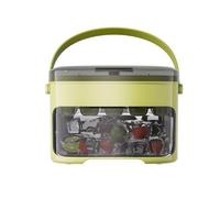 Ice Bin for Freezer with Lid - ICY Block Pull-Out Maker with Lid and Bin,Reusable Ice Tray | for Coffee Cocktails Whiskey Kitchen Camping Party Home Apartment Dormitory