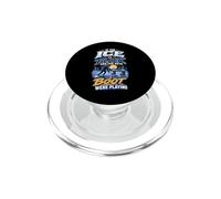 Ice Black Nets Boot Hockey PopSockets PopGrip for MagSafe