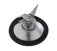 Ice Blade Sealing Ring Replacement Part for Braun 4184 4184625 MX2000 MX2050 Blenders, 80mm Diameter Stainless Steel Cutter with Silicone Seal