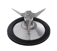 Ice Blade Sealing Ring Replacement Part for Braun 4184625 Blender, Stainless Steel, 80mm Diameter, with Silicone Gasket