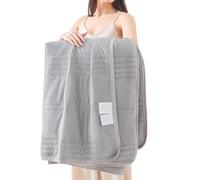 Ice Blanket for Sleeping, Ice Cooling Blanket, Cool Touch Summer Blanket for Hot Sleepers, Lightweight and Breathable, Instant Cooling (Gray, M)
