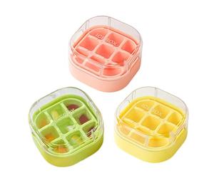 Ice Block Mold - 9x9x4.8cm PVC 3pcs, Cube Tray, Press Square | Ideal For Cocktail Beverage Chilling Setup, Whiskey Preparation, Kitchen Drink Cooling Station, Home Party Service, Freezer Making