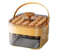 Ice Block Mold - Press-Type Ice Block Tray with Bin and Scoop,No Touch, Easy Release, Reusable Chilling Cube Maker for Party Home Use