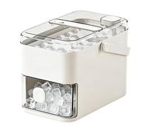 Ice Block Tray | Double Layer Pressable Lid Included | Ice Cube Tray Small Bucket For Blocks - For Coffee Wine Bourbon Cocktails Refreshment Camper Home Restaurant