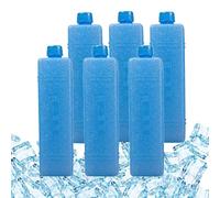 Ice Blocks for Air Coolers, 6pcs Ice Packs for Air Cooler, 200ml Ice Packs for Cool Box, Home Freezer Blocks, Space Saving Freezer Packs for Coolers, Lunch Boxes Bags, Picnic, Camping, Beach, Outdoor