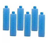 Ice Blocks for Cool Bags, 6 Pieces Ice Blocks for Cooler, Shock Cooler Small Ices Packs, Long Lasting Reusable Freezer Blocks, Ices Crystal Boxes for Portable Air Conditioner, Lunch Box