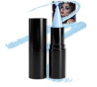 Ice Blue Face Paint Stick, 3 g Matte Cream Colour for Face and Body | Twist-Up Format, Direct Application Without Water, Blendable And Layerable, For Cosplay, Stage Shows And Fancy Dress