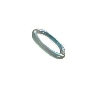 Ice Blue Jade Bangle Bracelet for Women Natural Ice Chalcedony Bracelet Good Luck Fashion Round Jade Stone Bangle for Woman Yoga Meditation Birthday Gift(yuanyusui Bangle13,58-59mm)