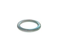 Ice Blue Jade Bangle for Women Natural Ice Chalcedony Good Luck Fashion Round Jade Stone Bangle for Woman Yoga Meditation Birthday Gift(yuanyusui Bangle13,60-61mm)