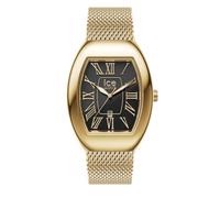 Ice Boliday Dome Black Dial & Gold Tone IP Milanese Mesh Bracelet Watch
