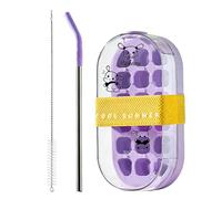 Ice Bottle - 2 in 1 Ice Machine Bottle and Portable Tray - Innovative Contactless Ice Dispenser for Kitchen, Office, Camping, Picnics and Spors