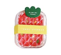 Ice Bottle - 2 in 1 Portable Anti-Leak Kitchen Utensil with Pineapple Design, Water Bottle for Ice Cubes | for Juice, Coffee, Drinks, Travel, Beach, Picnic, Camping and Outdoors