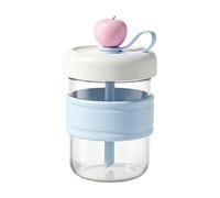Ice Bottle, Reusable Easy Release Cup with Straw | Ice Cube Mould | For Coffee And Cocktails In The Kitchen In The Freezer And For Parties At Home And Camping
