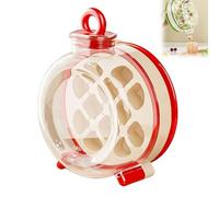 Ice Bottle, Water Bottle Ice Cube Tray, ICES Cube Tray with Zero-Contact Press Function, Press and Pour Fresh, Quicker and More Convenient (red 500ml)