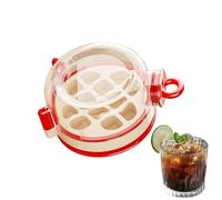 Ice Bottle with Drink Holder, Trays for Freezer with Easy Removal - Quick Removal & Dishwasher Safe for Cocktails, Whisky, Milk & Cold Drinks