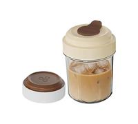 Ice Bottle with Tray - ABS 400ml 9.5 x 9.7 x 17cm | Press Release Ice Cube Maker Machine0 with Portable Freezing Use and Easy to Demold | Portable Ice Cup