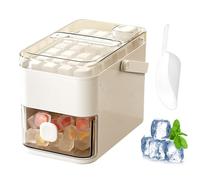 Ice Bowl with Lid - Ice Cube Tray with Lid and Storage | Silicone Moulds and Bin with Food, Easy Release Cube Maker | Iced Drinks with Large Capacity for Wine Juice, Kitchen Accessories