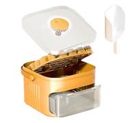 Ice Box for Freezer,ICY Block Press-Type Maker with Bin - Cocktails Ice Tray - for Camping Party Home Apartment Dormitory Kitchen Beverage Coffee Cocktails
