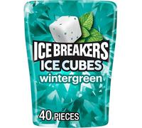 Ice Breakers Cubes Sugar Free Wintergreen Gum, 3.24 oz