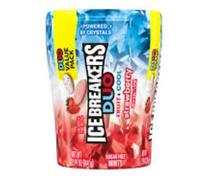 Ice Breakers Duo Fruit + Cool Strawberry Flavoured Sugar Free Mint Bottle (Pack of 3)