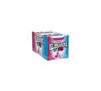 ICE BREAKERS Duo Sugar Free Mints, Raspberry, 1.3 Ounce (Pack of 8)