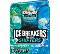 Ice Breakers Shifters Flavour Sugar Free Gum (6 x 40 ct) | Wintergreen to Coolmint