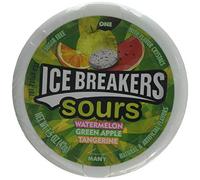 Ice Breakers Sours ( Green Apple, Tangerine, Watermelon), 1.5-Ounce Canisters (Pack Of 16)