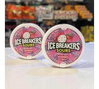 Ice Breakers Sours Strawberry Cherry Berry 42g x 2 Tubs USA Import