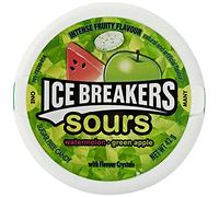 Ice Breakers Sours, Sugar Free Mints, Watermelon and Green Apple, 42 g