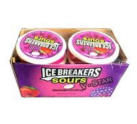 ICE BREAKERS Sugar Free Hard Candy Sweet 4 x 42g (Wild Berry)