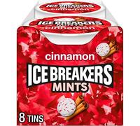 ICE BREAKERS Sugar Free Mints, Cinnamon, 1.5 Ounce (Pack of 8)